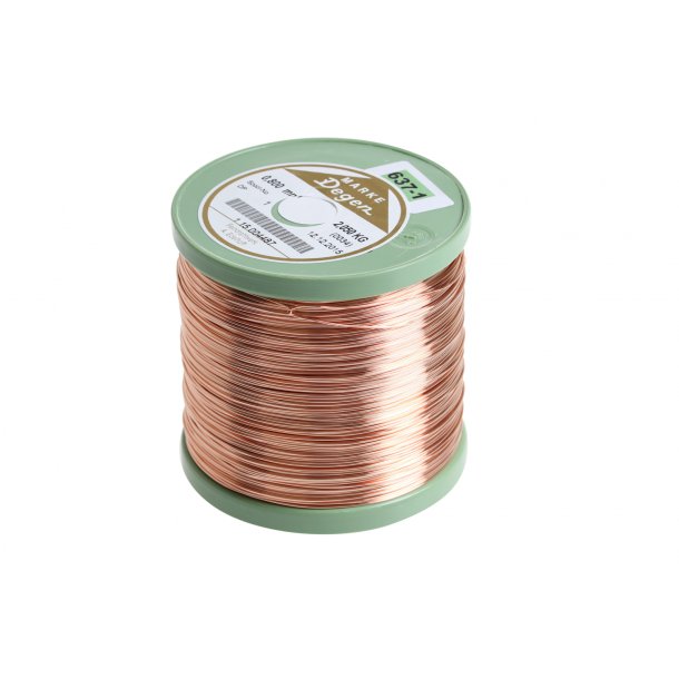 COPPER MUSIC WIRE 0,60MM COPPER WIRE ON CA. 2 KILO COILS DEGEN